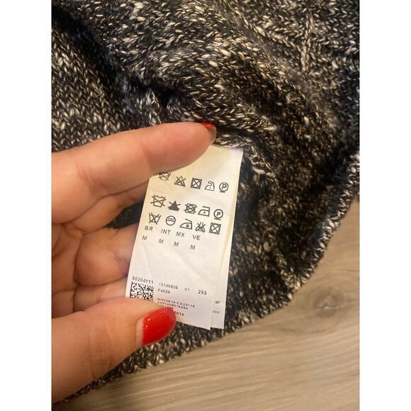 Boss Hugo Boss women's grey/black knit blazer with front pockets size medium - Picture 7 of 10